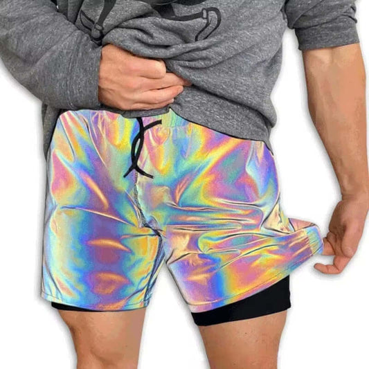 Ravibe Neon Pulse Reflective Shorts